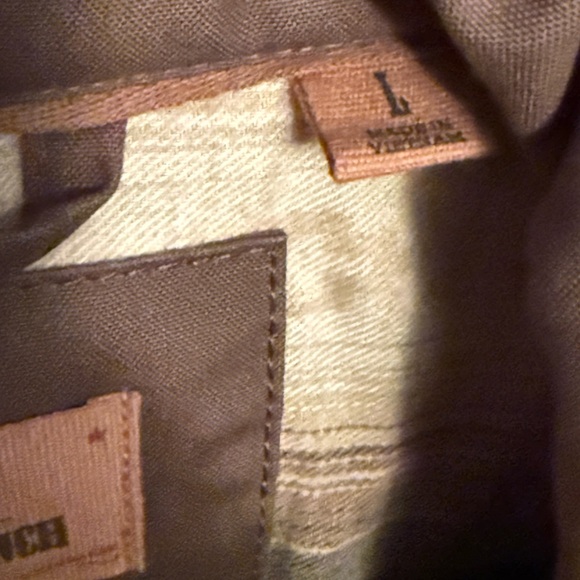 Men's Quilted Green/Brown Vest - Picture 5 of 5